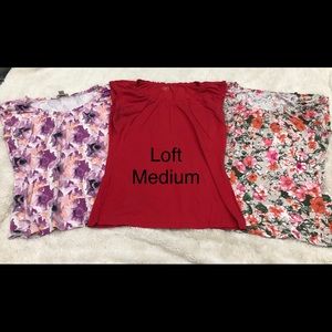 3 Loft medium shirts